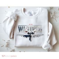 American Military Airplane Warthog Pilot Sweatshirt thumb 2