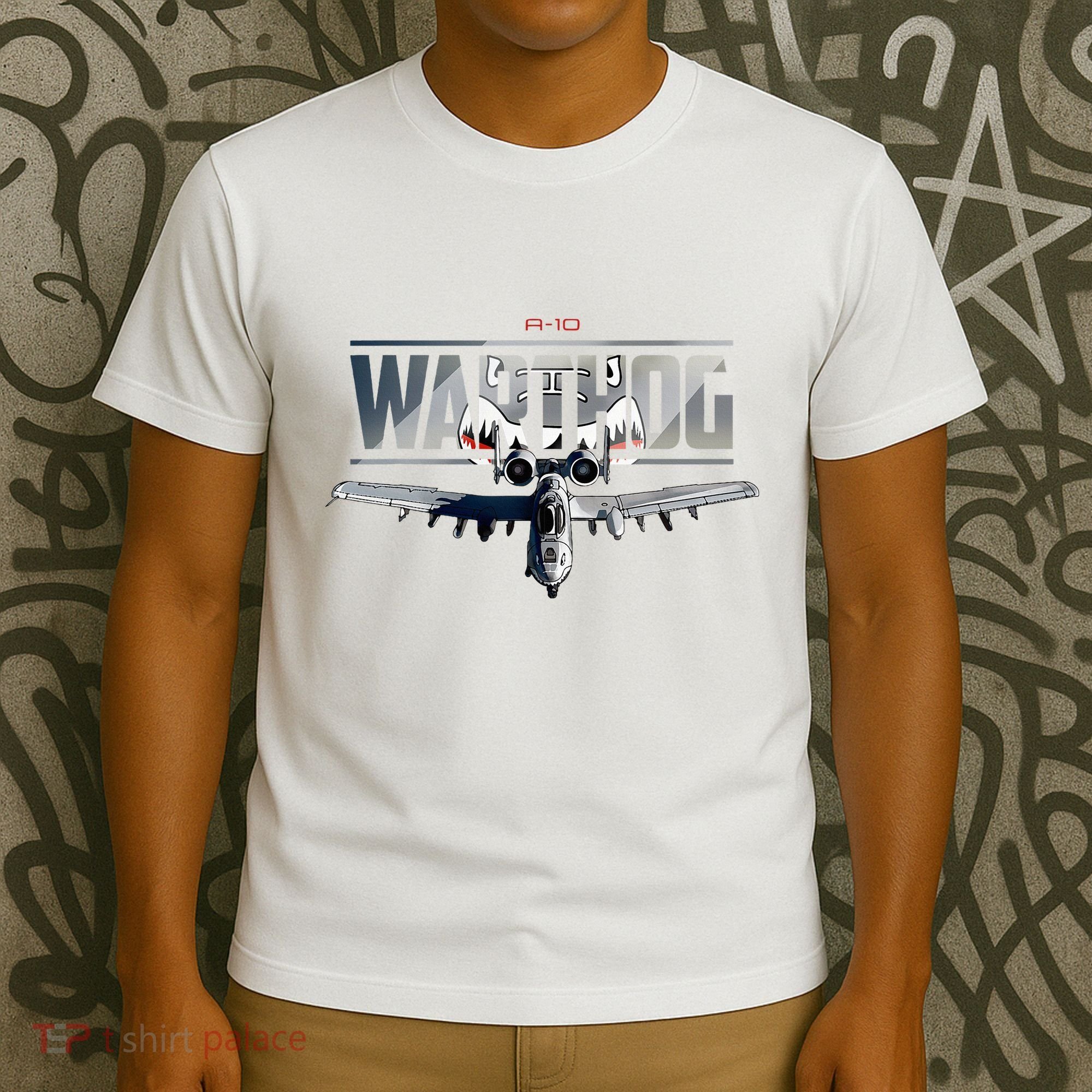 American Military Airplane Warthog Pilot T-Shirt