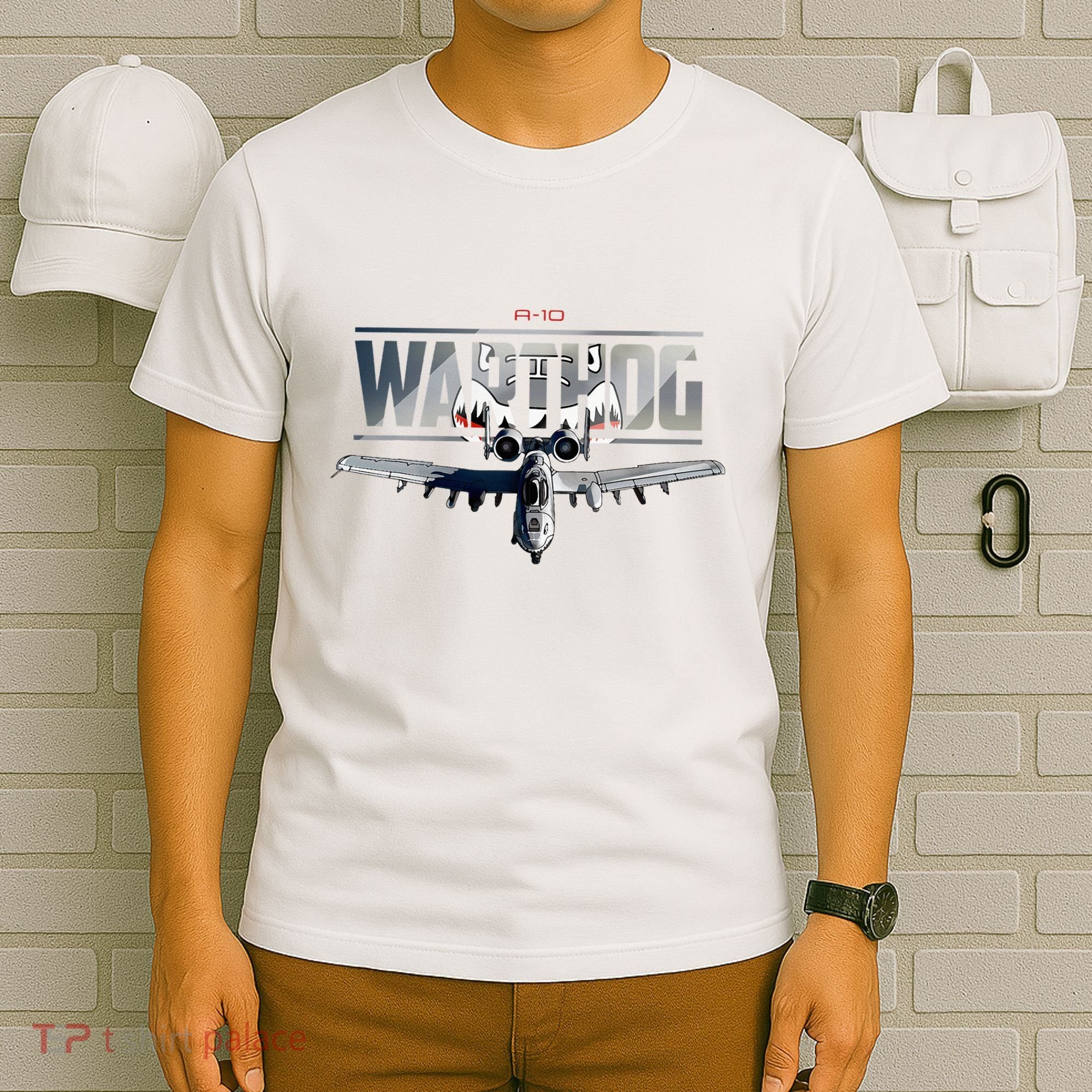 American Military Airplane Warthog Pilot T-Shirt