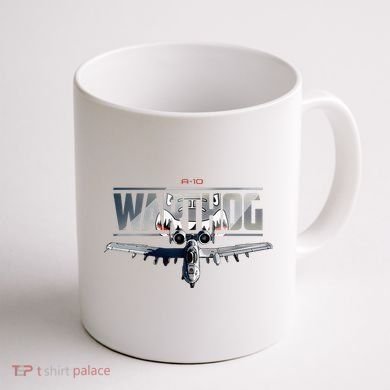 American Military Airplane Warthog Pilot Coffee Mug back