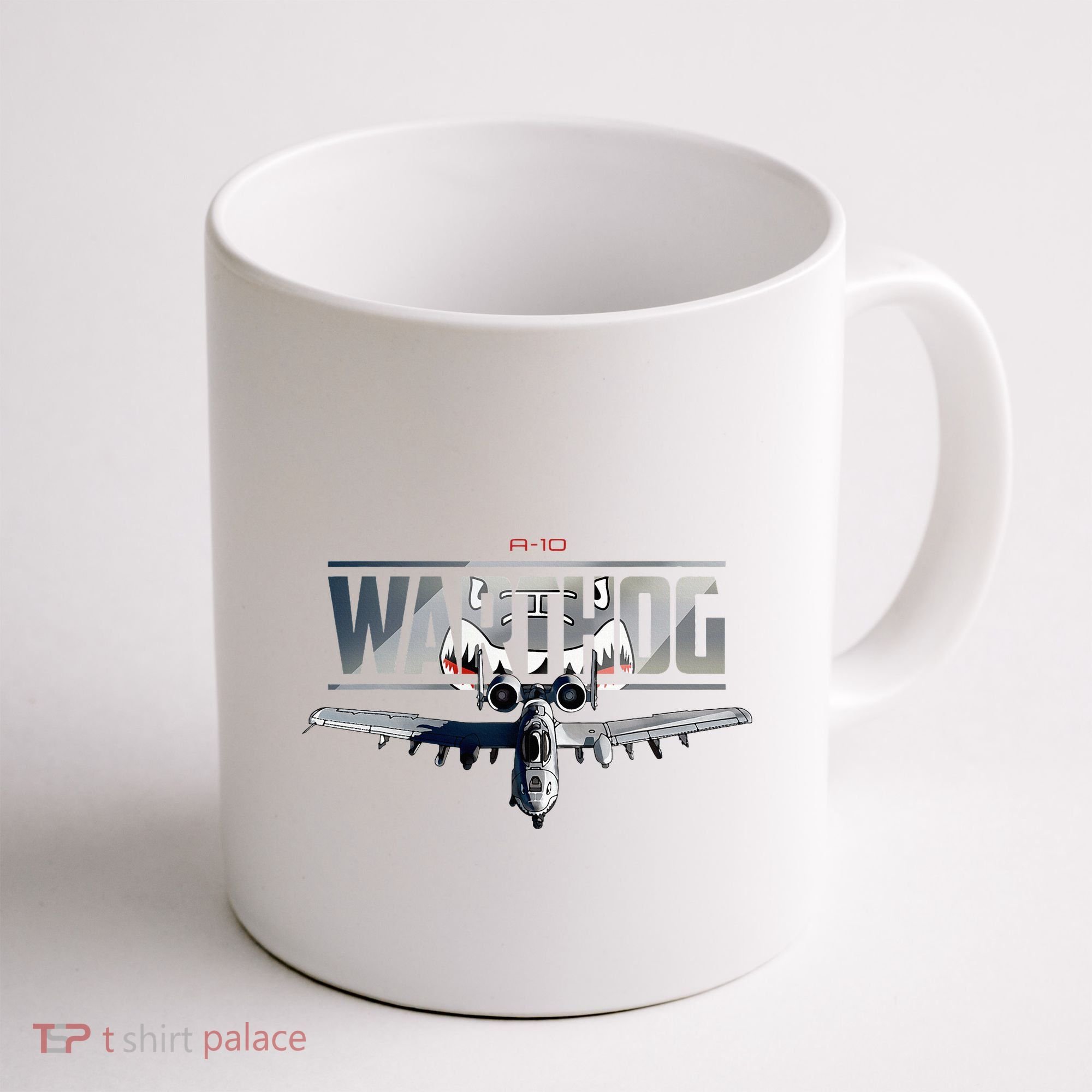 American Military Airplane Warthog Pilot Coffee Mug