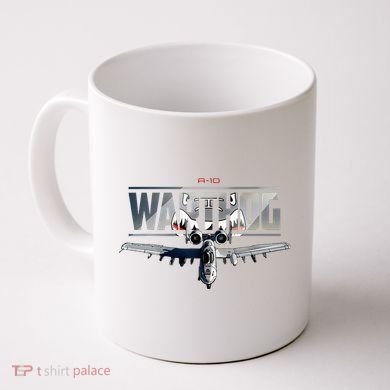 American Military Airplane Warthog Pilot Coffee Mug