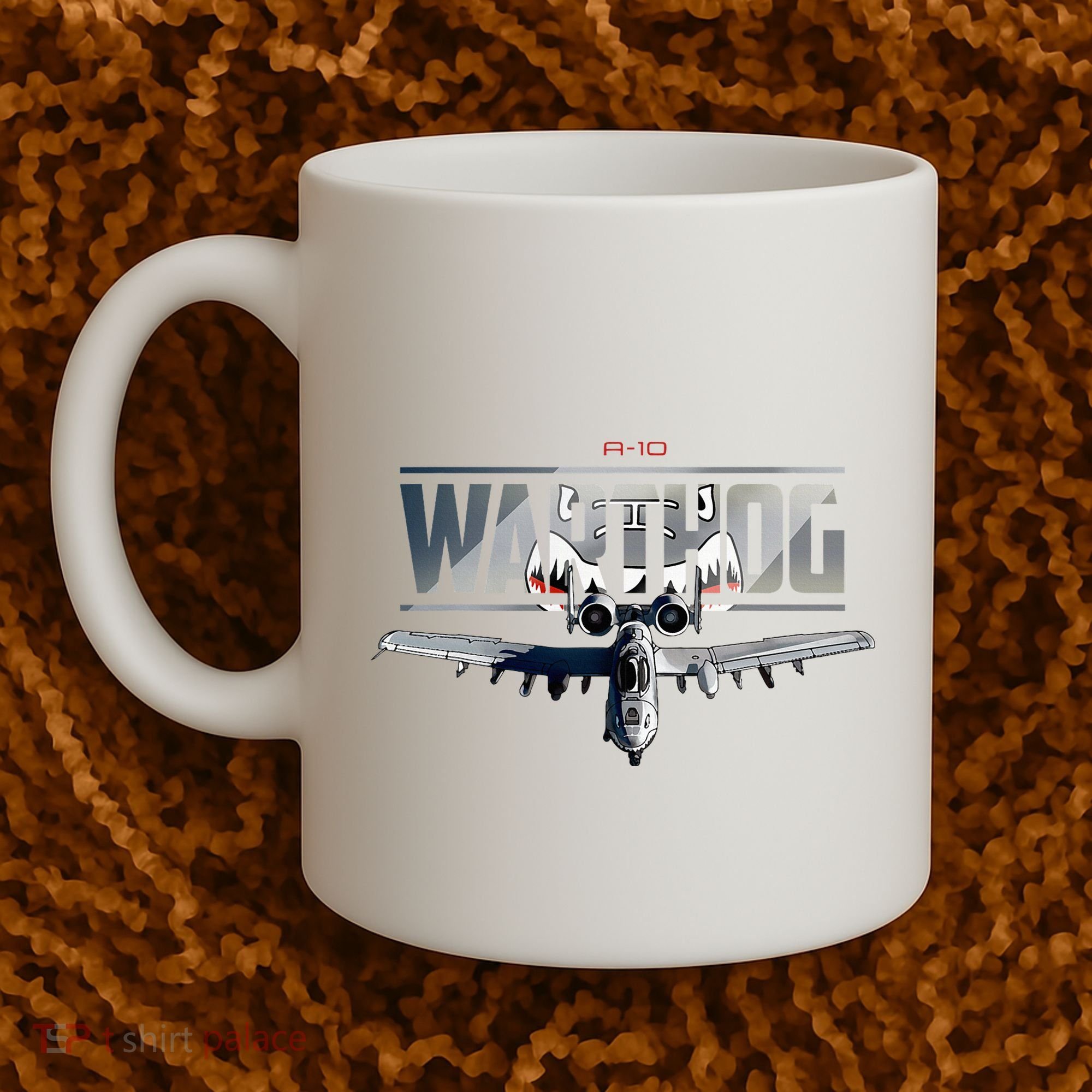 American Military Airplane Warthog Pilot Coffee Mug