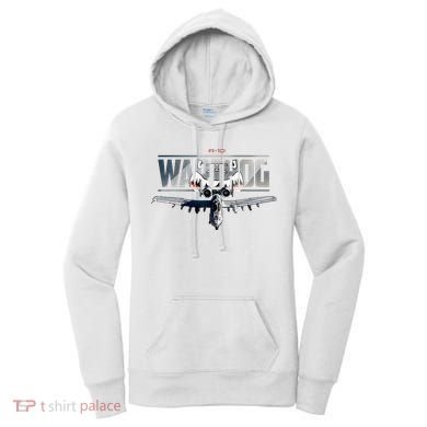 American Military Airplane Warthog Pilot Women's Hoodie
