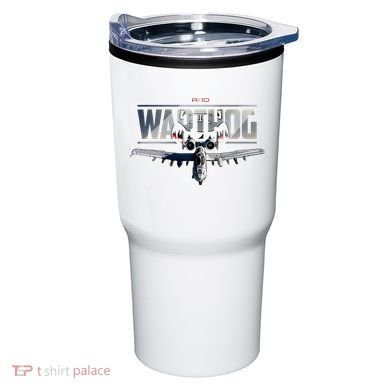 American Military Airplane Warthog Pilot Tumbler