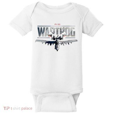 American Military Airplane Warthog Pilot Baby Bodysuit