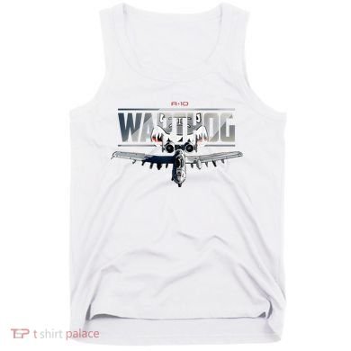 American Military Airplane Warthog Pilot Tank Top