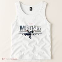 American Military Airplane Warthog Pilot Tank Top thumb 2