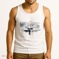American Military Airplane Warthog Pilot Tank Top thumb 3