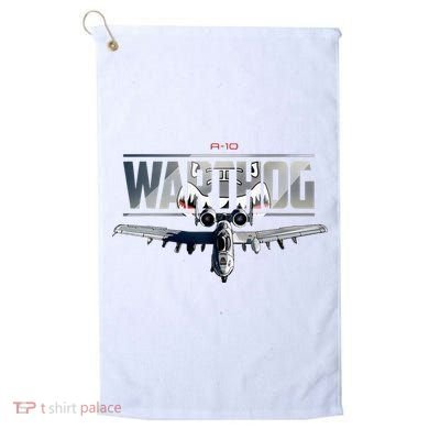 American Military Airplane Warthog Pilot Golf Towel