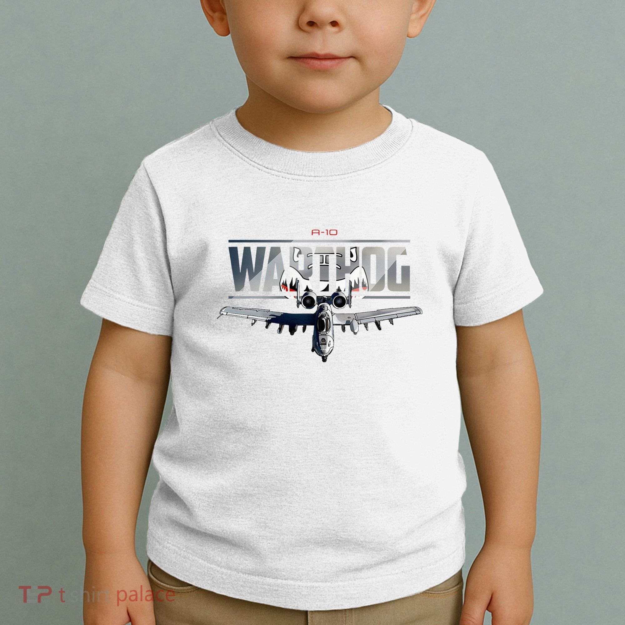 American Military Airplane Warthog Pilot Toddler T-Shirt