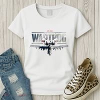 American Military Airplane Warthog Pilot Women's T-Shirt thumb 3
