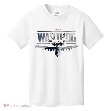 American Military Airplane Warthog Pilot Kids T-Shirt