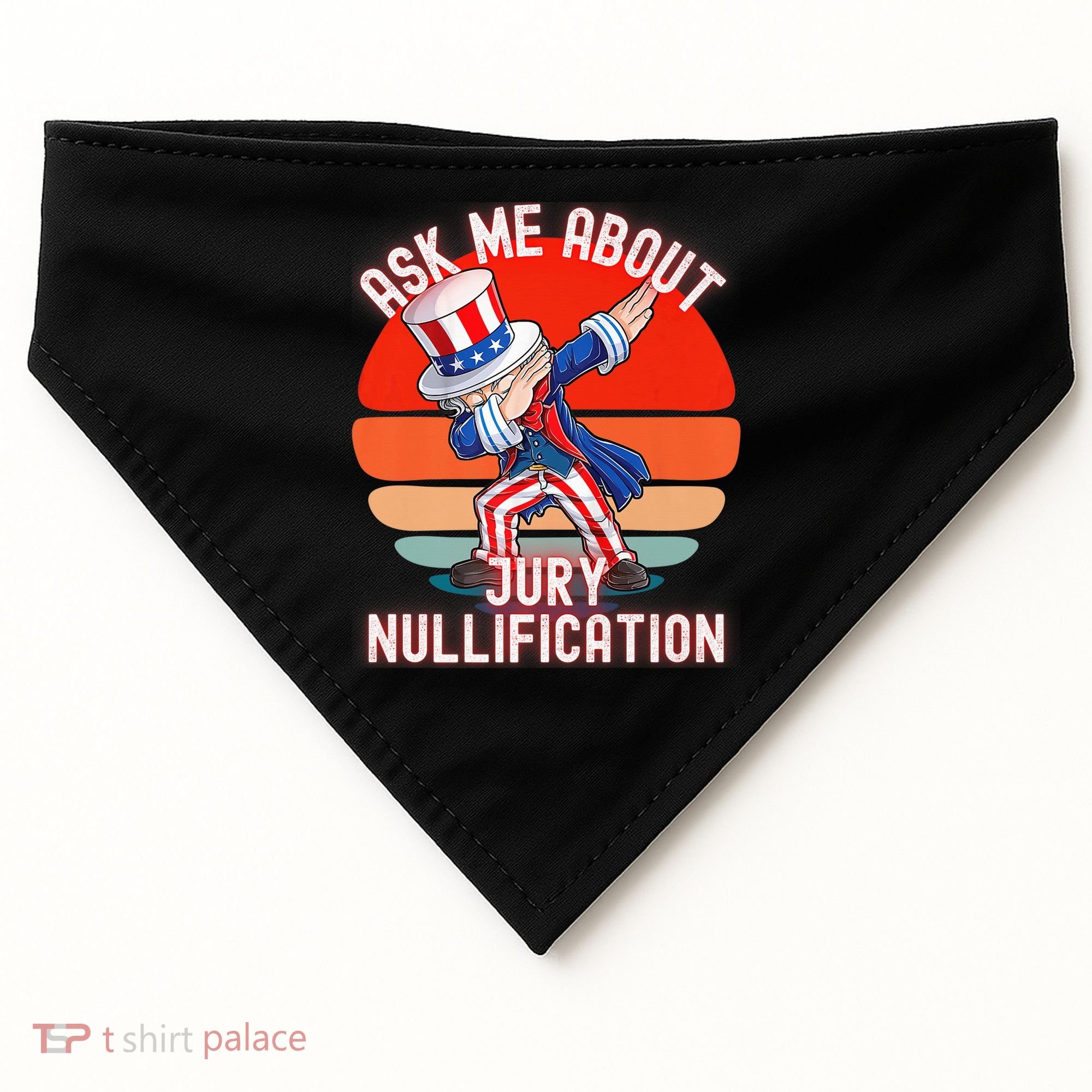 Ask Me About Jury Nullification Not Guilty Trial Juror Right USA-Made Doggie Bandana
