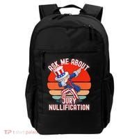 Ask Me About Jury Nullification Not Guilty Trial Juror Right Backpack thumb 0