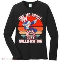 Ask Me About Jury Nullification Not Guilty Trial Juror Right Women's Long Sleeve Shirt thumb 0