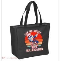 Ask Me About Jury Nullification Not Guilty Trial Juror Right Tote Bag thumb 2