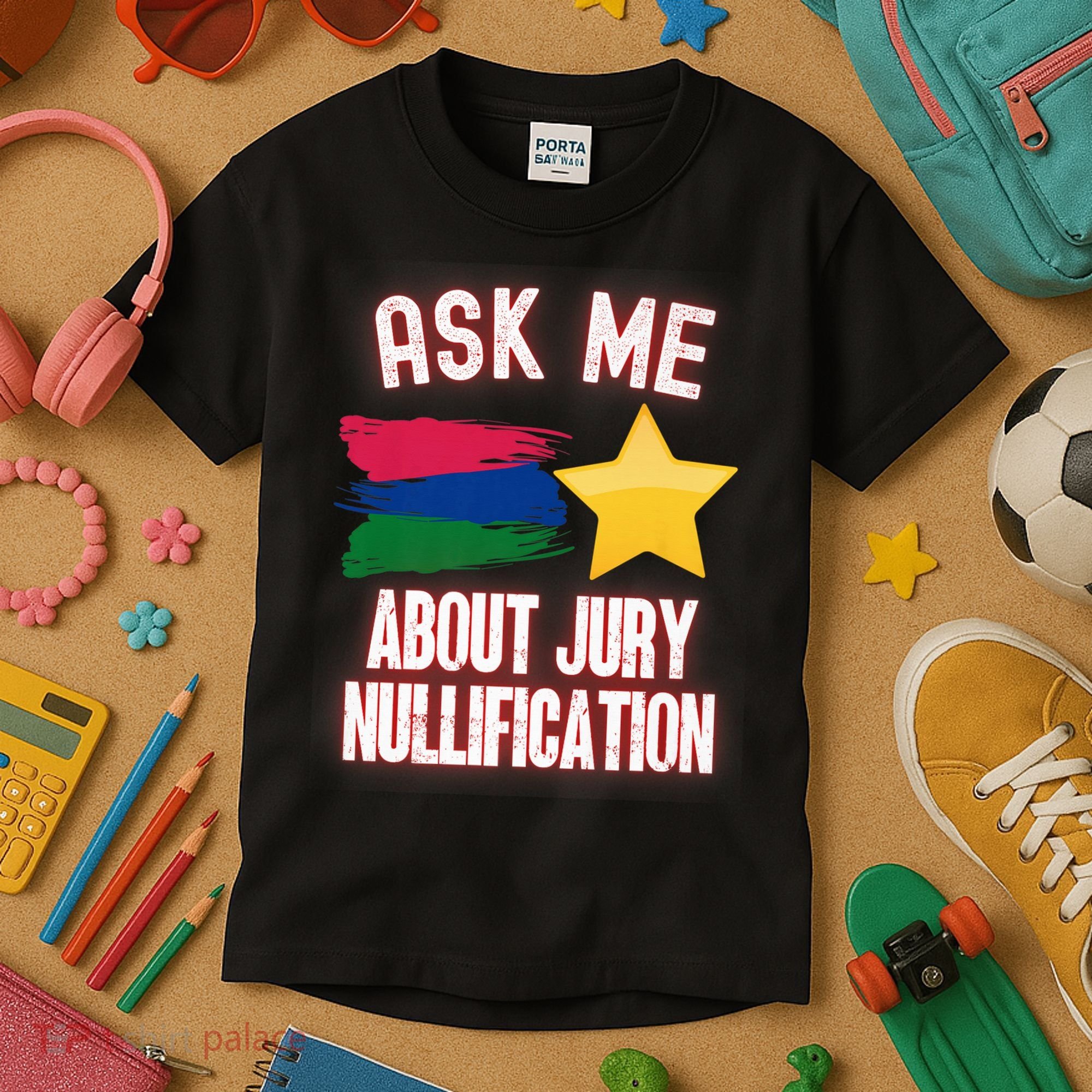 Ask Me About Jury Nullification Not Guilty Trial Juror Right Kids T-Shirt