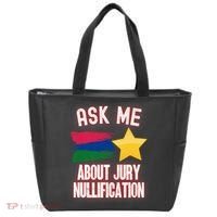 Ask Me About Jury Nullification Not Guilty Trial Juror Right Tote Bag thumb 0