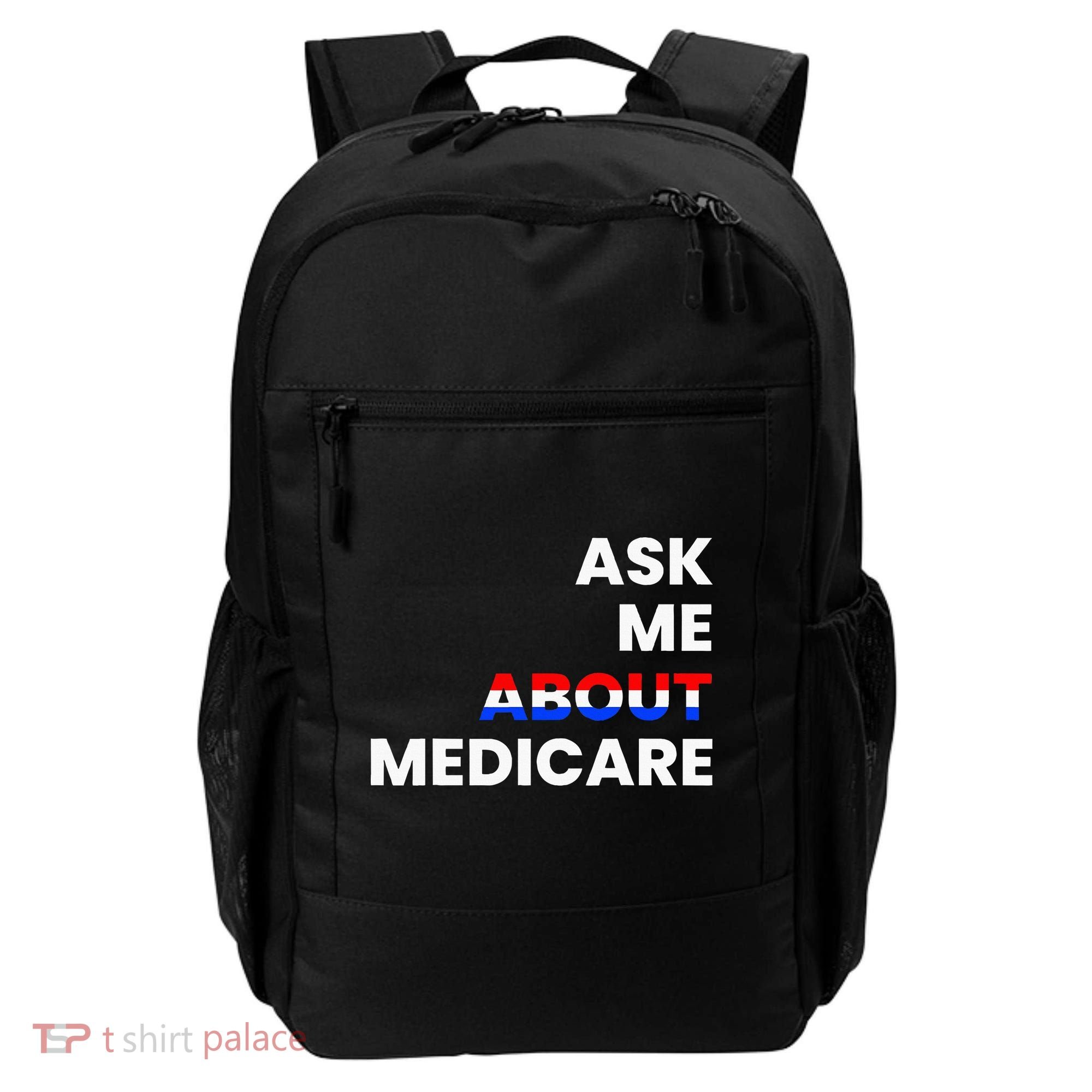 Ask Me About Medicare Backpack
