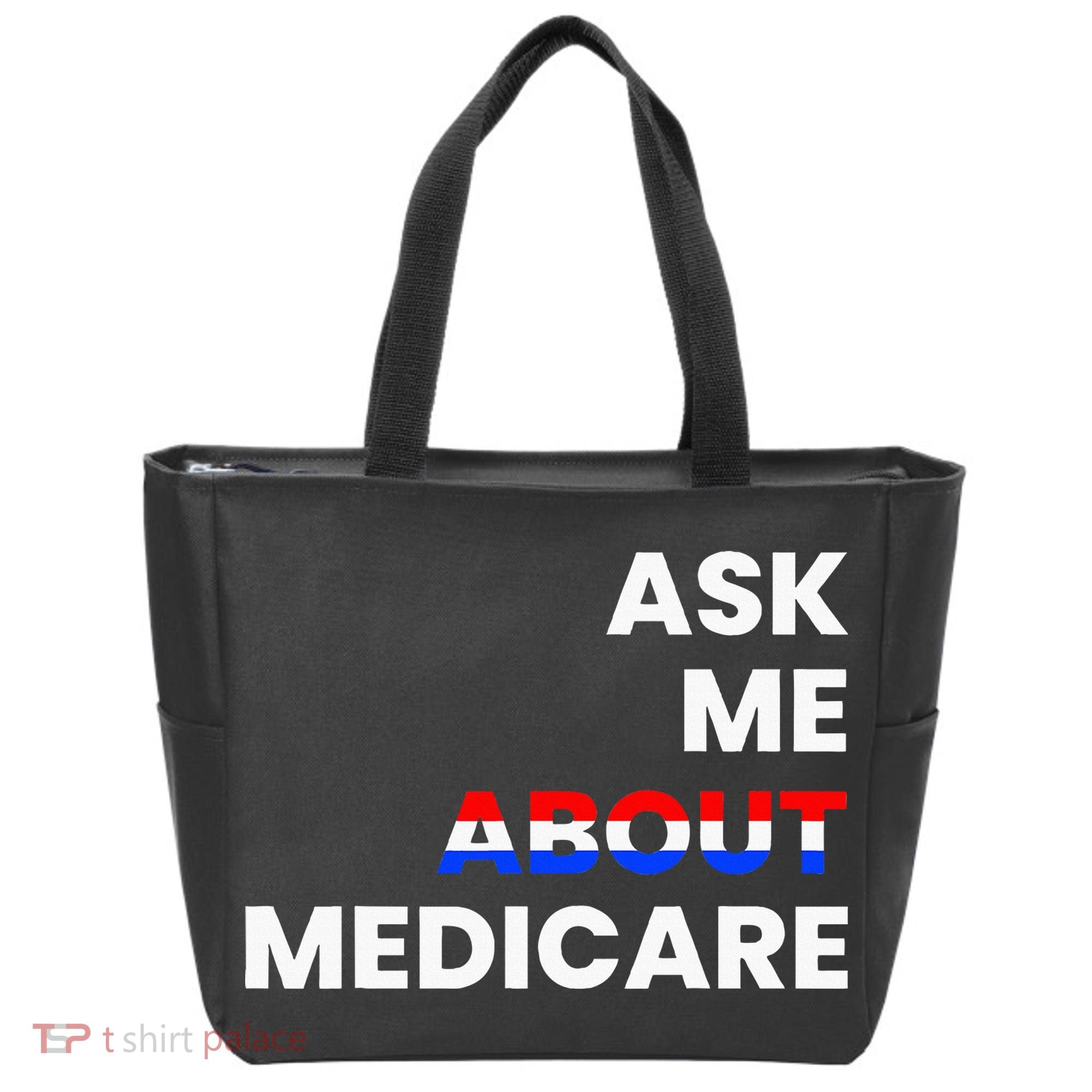 Ask Me About Medicare Tote Bag