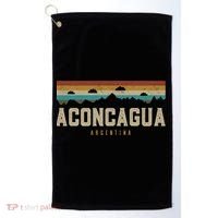 Aconcagua Mountains Argentina Hiking Outdoors Retro Gift Golf Towel thumb 0