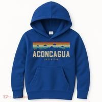 Aconcagua Mountains Argentina Hiking Outdoors Retro Gift Kids Hoodie thumb 0