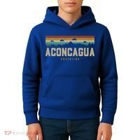 Aconcagua Mountains Argentina Hiking Outdoors Retro Gift Kids Hoodie thumb 4