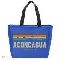 Aconcagua Mountains Argentina Hiking Outdoors Retro Gift Tote Bag thumb 0