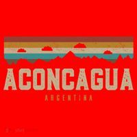 Aconcagua Mountains Argentina Hiking Outdoors Retro Gift Santa Hat thumb 1