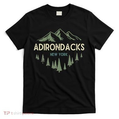 Adirondack Mountains Adirondacks New York Vintage Retro T-Shirt