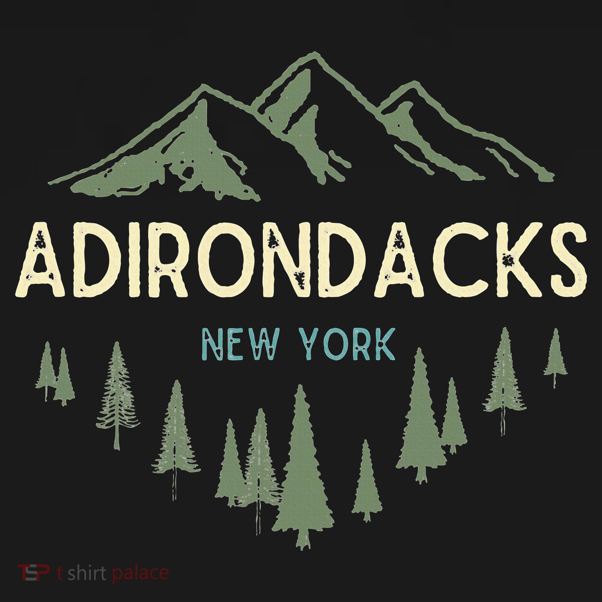 Adirondack Mountains Adirondacks New York Vintage Retro T-Shirt