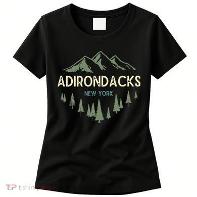 Adirondack Mountains Adirondacks New York Vintage Retro Women's T-Shirt