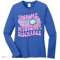 Ask Me About My Sarcastic Mystery Discharge Women's Long Sleeve Shirt thumb 0
