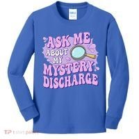 Ask Me About My Sarcastic Mystery Discharge Kids Long Sleeve Shirt thumb 0