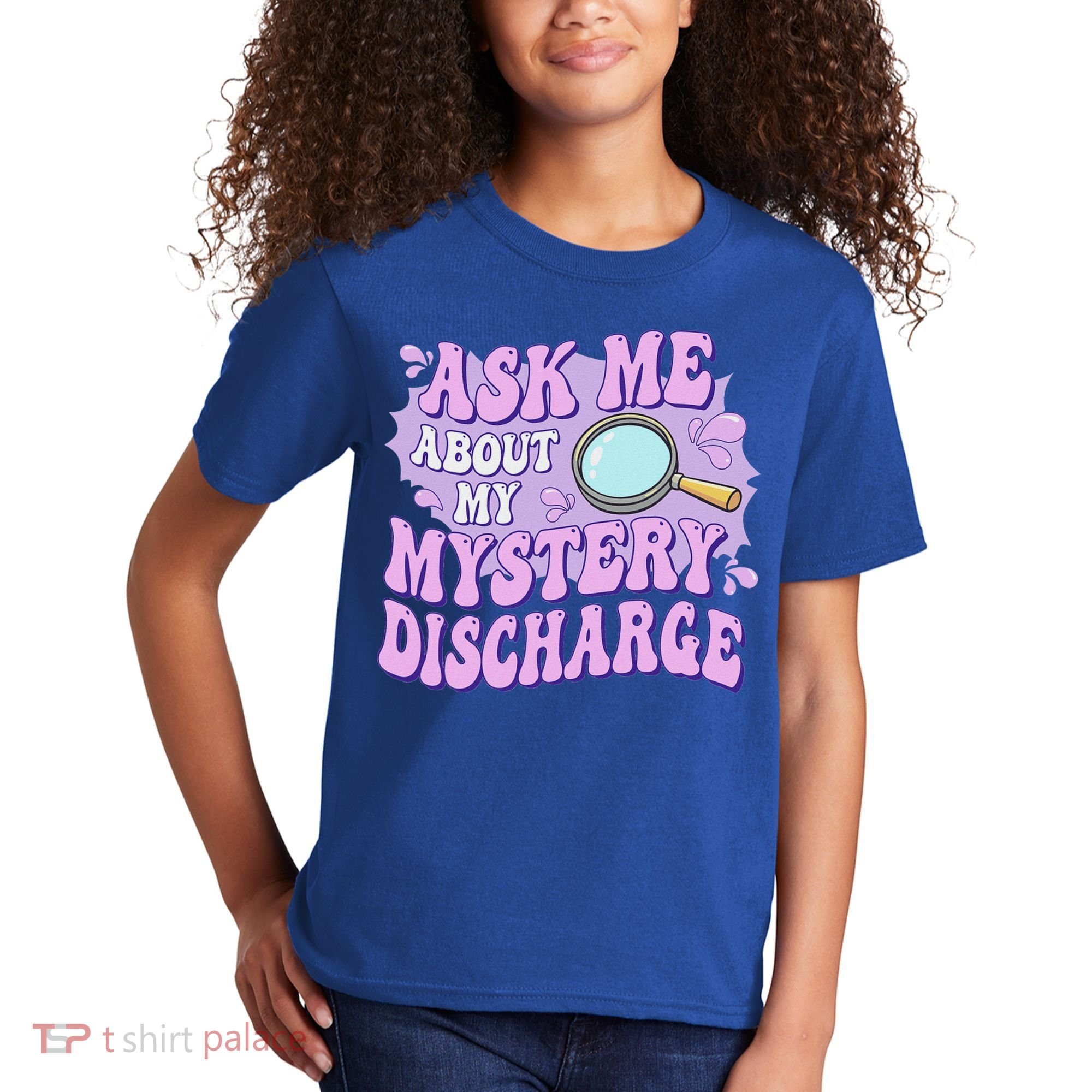 Ask Me About My Sarcastic Mystery Discharge Kids T-Shirt