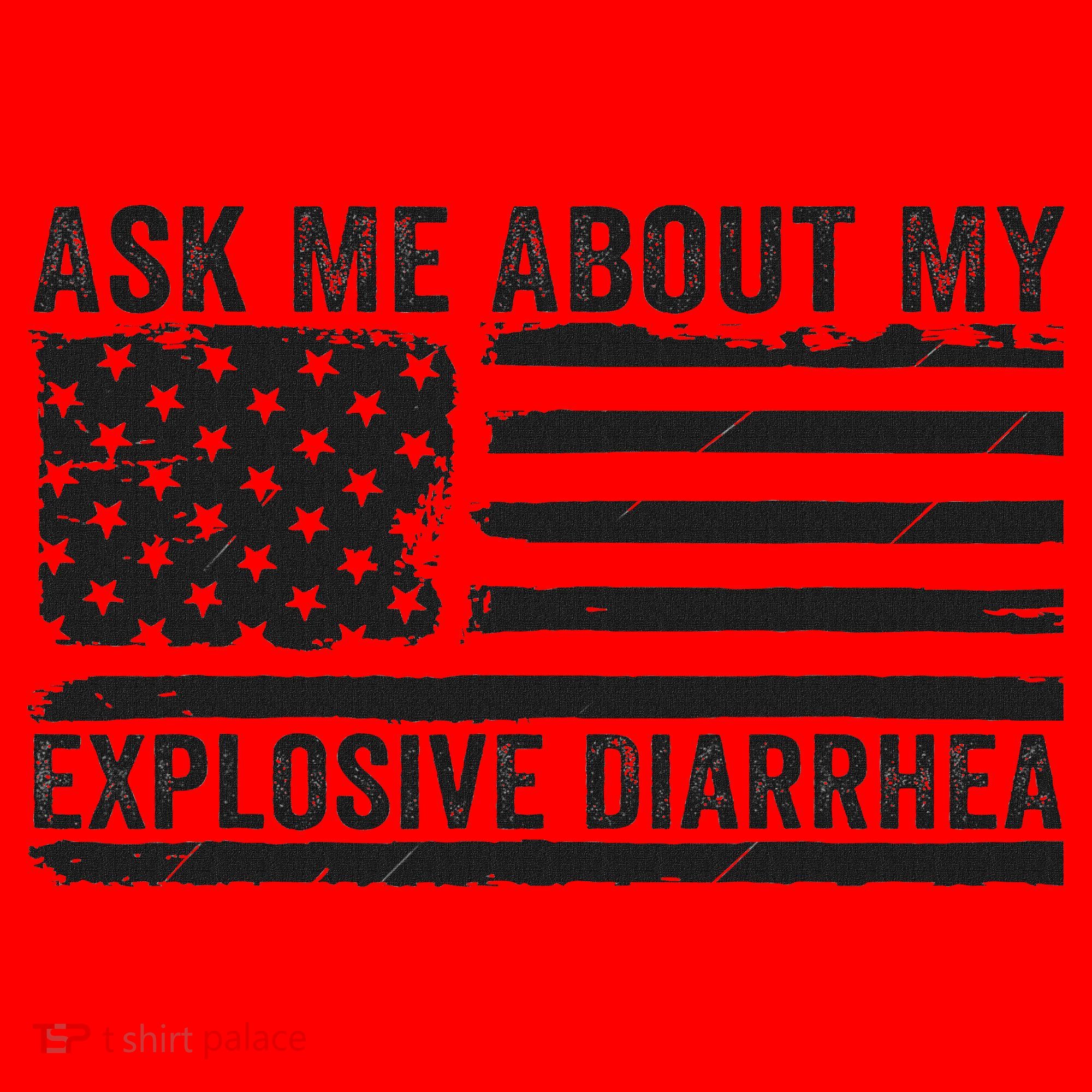 Ask Me About My Explosive Diarrhea Santa Hat