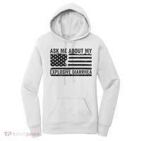 Ask Me About My Explosive Diarrhea Women's Hoodie thumb 0