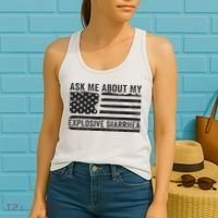 Ask Me About My Explosive Diarrhea Women's Tank Top thumb 2