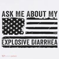 Ask Me About My Explosive Diarrhea Women's Long Sleeve Shirt thumb 2
