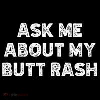 Ask Me About My Butt Rash Embarrassing Bachelor Party USA-Made Doggie Bandana thumb 2