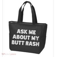 Ask Me About My Butt Rash Embarrassing Bachelor Party Tote Bag thumb 3