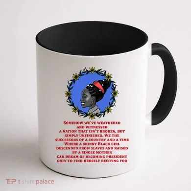 Amanda Gorman Poem Coffee Mug back