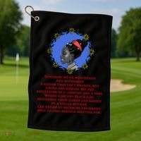 Amanda Gorman Poem Golf Towel thumb 1