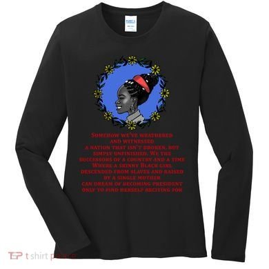 Amanda Gorman Poem Women's Long Sleeve Shirt