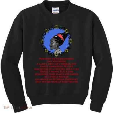Amanda Gorman Poem Kids Sweatshirt