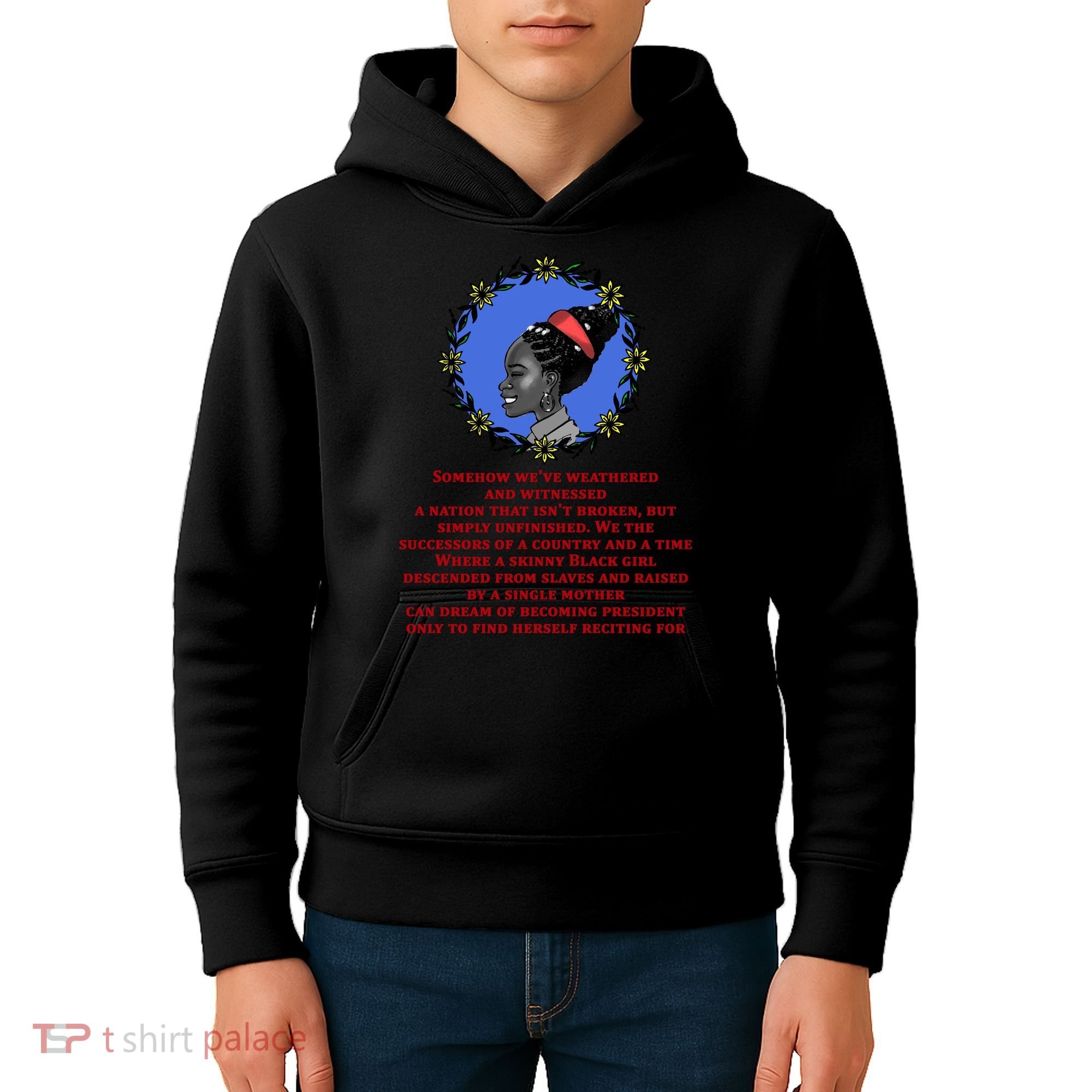 Amanda Gorman Poem Kids Hoodie