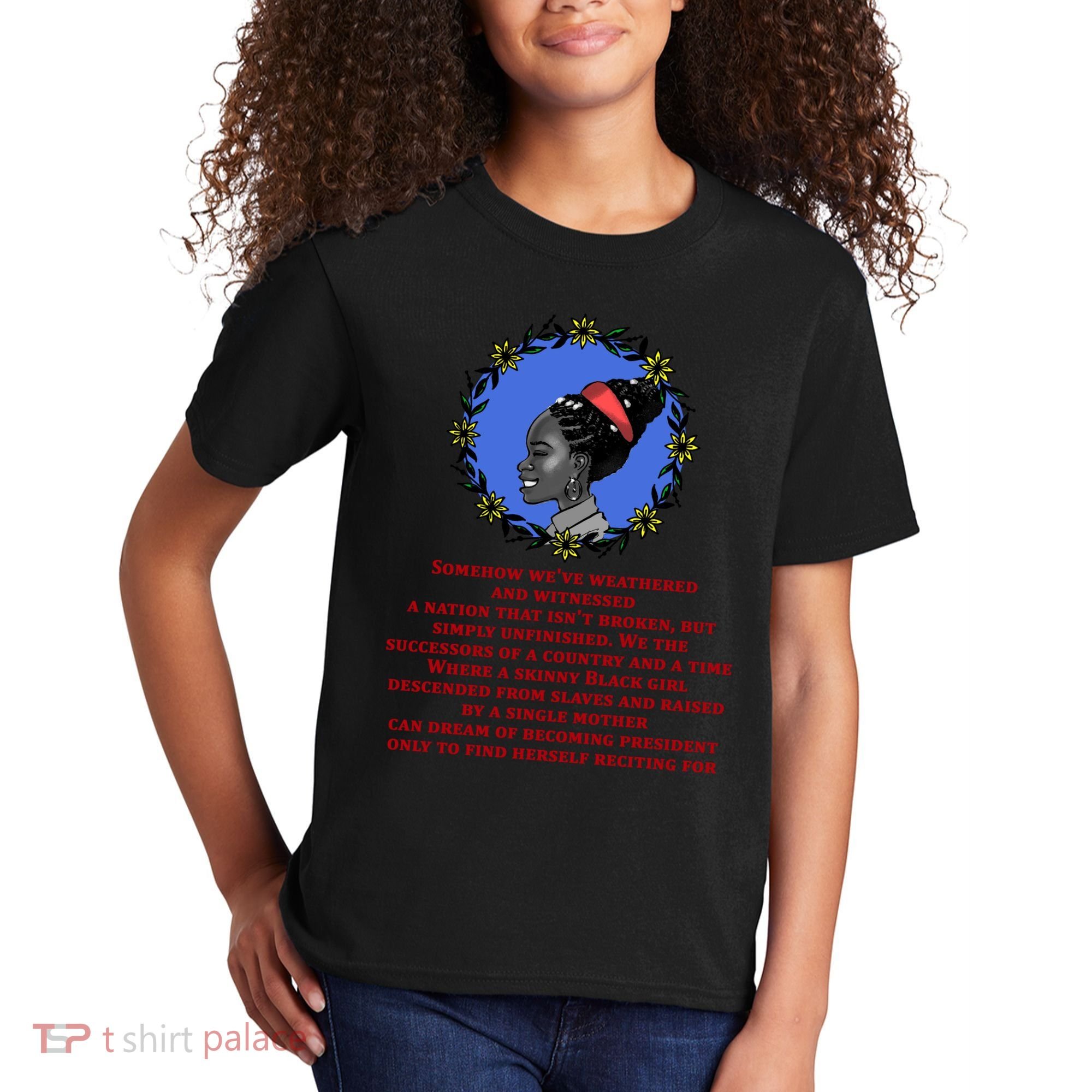 Amanda Gorman Poem Kids T-Shirt