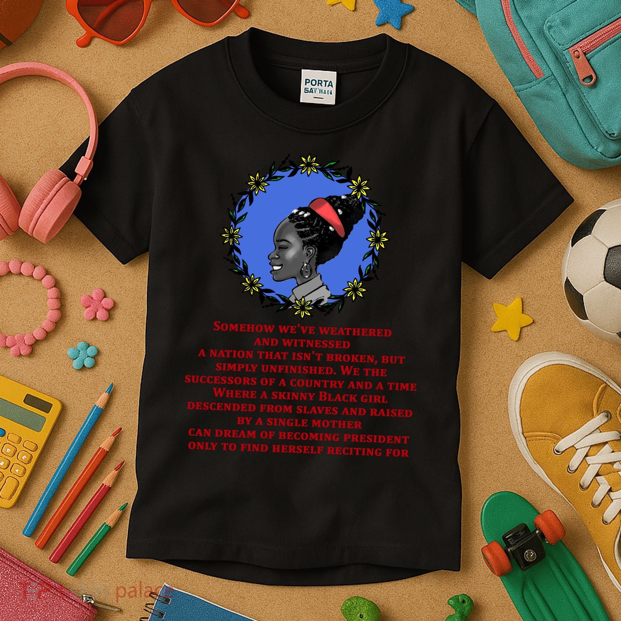 Amanda Gorman Poem Kids T-Shirt