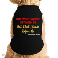 Amanda Gorman Poet What Stands Before Us Doggie Tank thumb 0